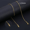 Stainless Steel Geometric Snake Bone Chain Necklace With Pendant For Unisex Electroplating Style