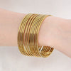 Stainless Steel Geometric Square Line Electroplated Ring And Stackable Bracelet