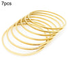 Stainless Steel Geometric Square Line Electroplated Ring And Stackable Bracelet