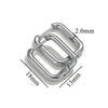 Stainless Steel Geometric Square Rectangular Earring Buckle Diy Jewelry Accessories Vacuum Plated Waterproof Simple Fashion