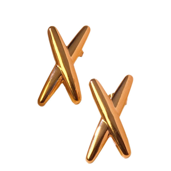 Stainless Steel Geometric Stamping Earrings For Women