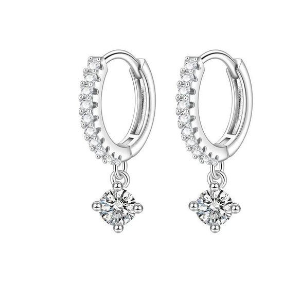 Stainless Steel Geometric Star And Moon Ear Cuffs Electroplated Light Luxury Women's Earrings