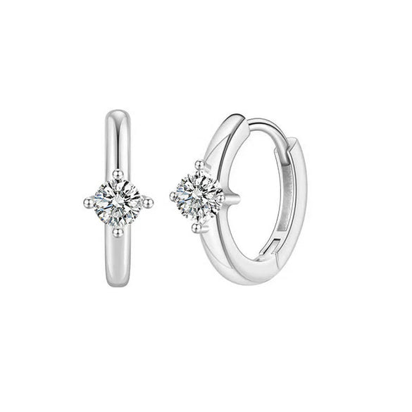 Stainless Steel Geometric Star And Moon Ear Cuffs Electroplated Light Luxury Women's Earrings