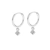 Stainless Steel Geometric Star And Moon Ear Cuffs Electroplated Light Luxury Women's Earrings