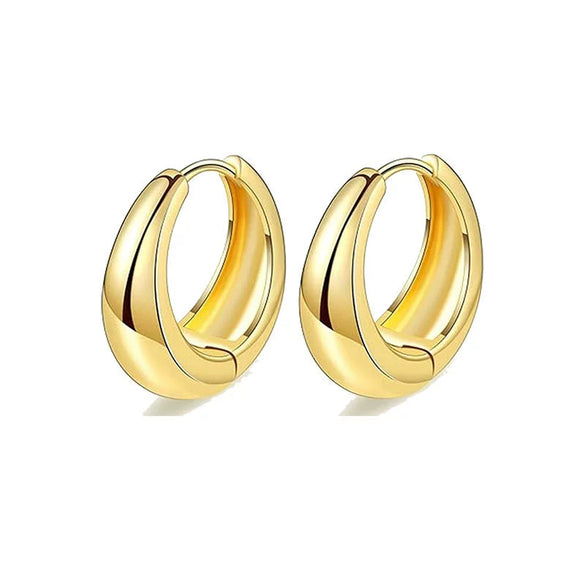 Stainless Steel Geometric Star And Moon Ear Cuffs Electroplated Light Luxury Women's Earrings