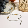 Stainless Steel Geometric Starfish Finger Bracelet Electroplated Women's Jewelry