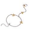 Stainless Steel Geometric Starfish Finger Bracelet Electroplated Women's Jewelry