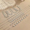 Stainless Steel Geometric Starfish Shell Pendant Necklace Electroplated Fashion Style Women's
