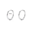 Stainless Steel Geometric Style Earrings Set With Diamonds