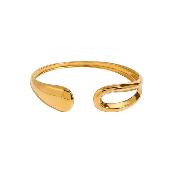 Stainless Steel Geometric Style Electroplated Women's Bracelet