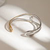 Stainless Steel Geometric Style Electroplated Women's Bracelet