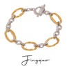 Stainless Steel Geometric Style Electroplated Women's Bracelet