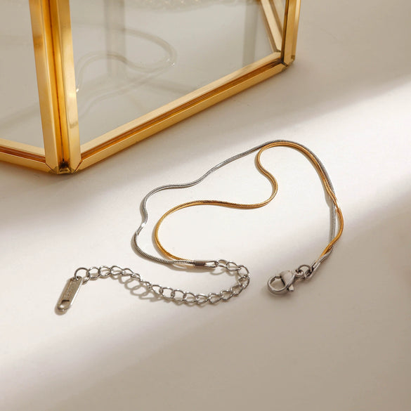 Stainless Steel Geometric Style Electroplated Women's Bracelet