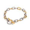Stainless Steel Geometric Style Electroplated Women's Bracelet