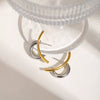 Stainless Steel Geometric Style Electroplated Women's Earrings