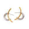 Stainless Steel Geometric Style Electroplated Women's Earrings