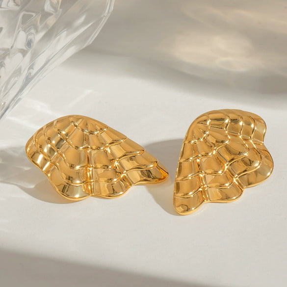Stainless Steel Geometric Style Electroplated Women's Earrings