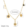 Stainless Steel Geometric Sun Wheel Lotus Pendant Necklace With Vacuum Electroplated 18K Gold Color Preservation