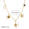 Stainless Steel Geometric Sun Wheel Lotus Pendant Necklace With Vacuum Electroplated 18K Gold Color Preservation