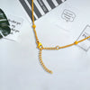 Stainless Steel Geometric Tail Extension Chain Electroplated Diy Jewelry Accessory