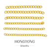 Stainless Steel Geometric Tail Extension Chain Electroplated Diy Jewelry Accessory