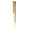 Stainless Steel Geometric Tassel Ear Clip Earrings With Electroplating For Women