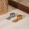 Stainless Steel Geometric Tassel Open Ring For Women With Electroplating