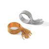 Stainless Steel Geometric Tassel Ring For Women