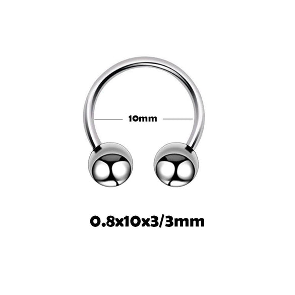 Stainless Steel Geometric Thin Rod Earrings And Horseshoe Lip Ring And Tshaped Lip Nail With Electroplating Treatment
