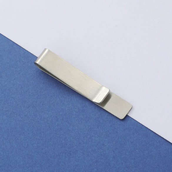 Stainless Steel Geometric Tie Clip Jewelry Accessories Polish Style Unisex