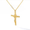 Stainless Steel Geometric Tree Of Life Cross Pendant Necklace Electroplating Jewelry Unisex