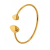 316L Stainless Steel Geometric Triangle Elastic Bracelet With Electroplating Fashion Style