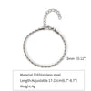 Stainless Steel Geometric Twist Chain Necklace And Bracelet Electroplated