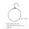 Stainless Steel Geometric Twist Chain Necklace And Bracelet Electroplated