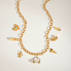 Stainless Steel Geometric Twist Cross Chain Necklace Jewelry With Electroplating