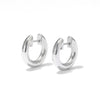 Stainless Steel Geometric U Shape Diamond Electroplated Unisex Earrings
