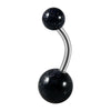 Stainless Steel Geometric Unisex Umbilical Ring
