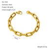 Stainless Steel Geometric Unlimited Symbol Electroplated Fashion Unisex Bracelet Jewelry