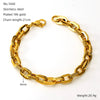 Stainless Steel Geometric Unlimited Symbol Electroplated Fashion Unisex Bracelet Jewelry