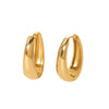 Stainless Steel Geometric Ushape Electroplating Unisex Earrings