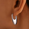 Stainless Steel Geometric Ushaped Fine Polishing Pvd Electroplated Women's Earrings