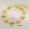 Stainless Steel Geometric Water Drop Hiphop Bracelet With Crown Heart Wave Diamond Pattern Gold Plated