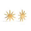 Stainless Steel Geometric Women's Earrings With Electroplating Light Luxury And French Retro Style