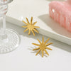 Stainless Steel Geometric Women's Earrings With Electroplating Light Luxury And French Retro Style