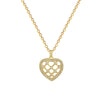 Stainless Steel Geometric Zircon Light Luxury Unisex Necklace