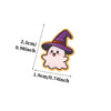 Stainless Steel Ghost Pumpkin Bat And Cat Brooches Electroplated Decorative Metal Badges For Unisex Clothing And Bags