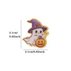 Stainless Steel Ghost Pumpkin Bat And Cat Brooches Electroplated Decorative Metal Badges For Unisex Clothing And Bags