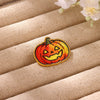 Stainless Steel Ghost Pumpkin Bat And Cat Brooches Electroplated Decorative Metal Badges For Unisex Clothing And Bags
