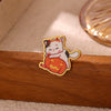 Stainless Steel Ghost Pumpkin Bat And Cat Brooches Electroplated Decorative Metal Badges For Unisex Clothing And Bags
