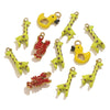 Stainless Steel Giraffe Duck Crayfish Pendant Jewelry Accessories With Electroplating